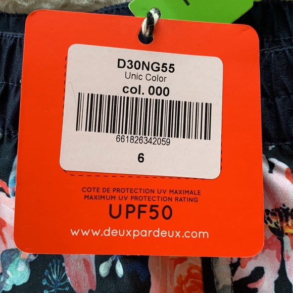 NWT. Girls navy par deux swim shorts - Picture 2 of 4